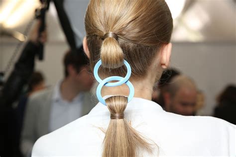 The Posh Ponytail: Colorful Hair Ornaments, Extreme Lengths